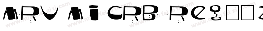 MRV MICRB Regular字体转换